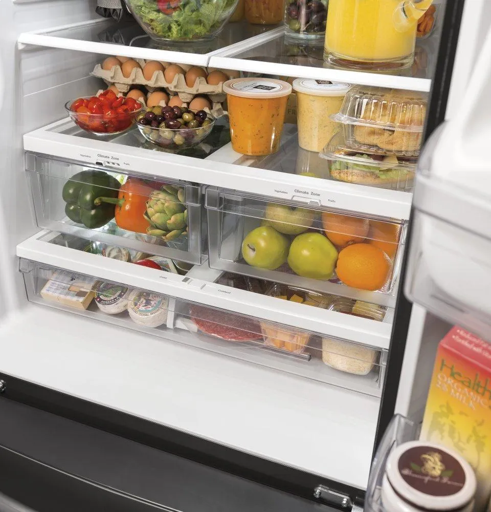 Ge Appliances GNE25JGKBB Ge Energy Star 24.7 Cu. Ft. French-Door Refrigerator