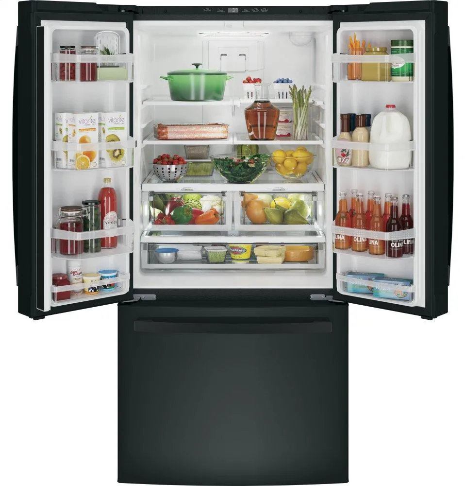 Ge Appliances GNE25JGKBB Ge Energy Star 24.7 Cu. Ft. French-Door Refrigerator