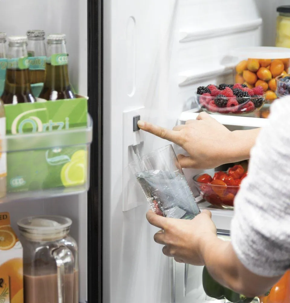 Ge Appliances GNE25JGKBB Ge Energy Star 24.7 Cu. Ft. French-Door Refrigerator