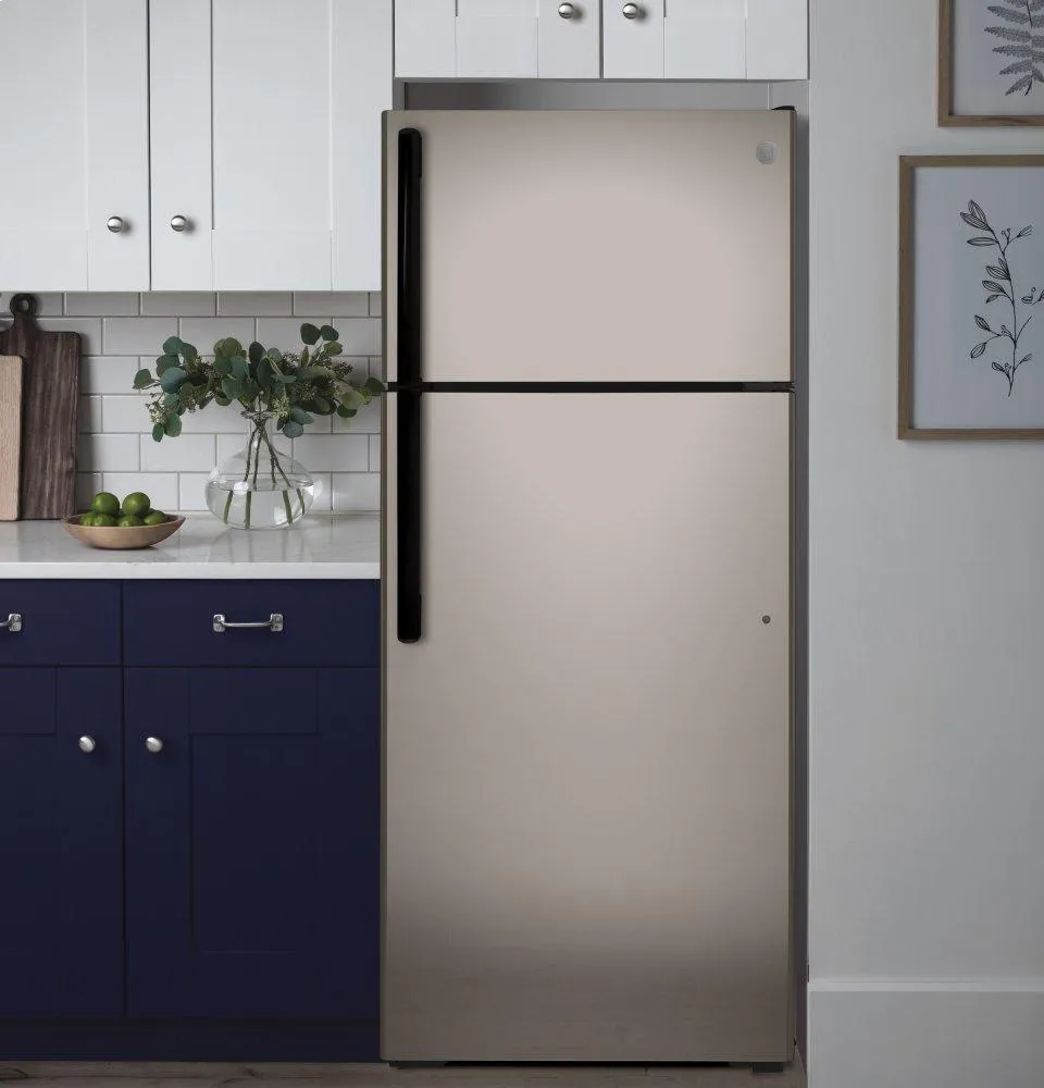 Ge Appliances GTE18DCNRSA Ge Energy Star 17.5 Cu. Ft. Top-Freezer Refrigerator