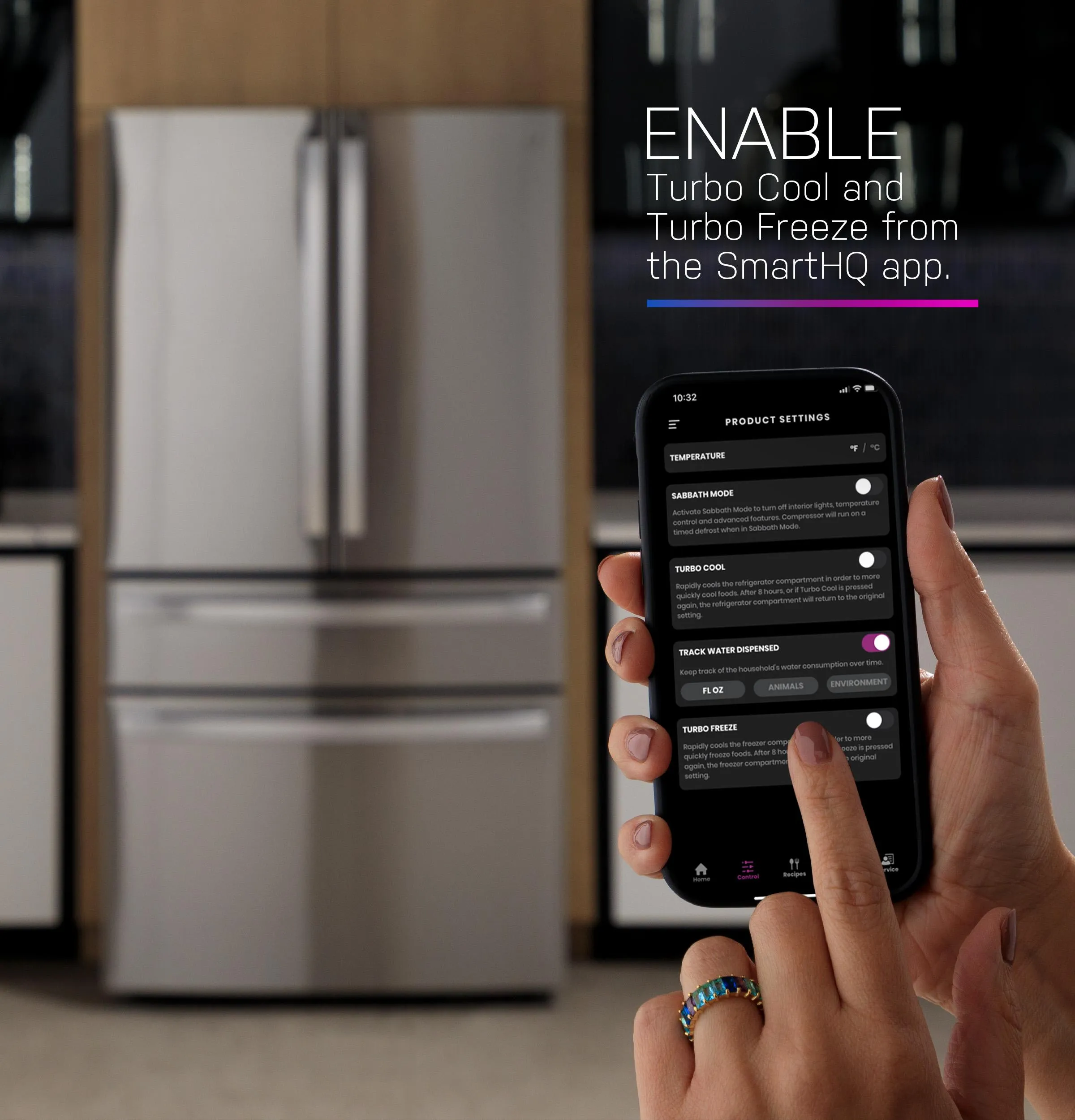 Ge Appliances PGD29BYTFS Ge Profile&#8482; Series Energy Star 29 Cu. Ft. Smart Fingerprint Resistant 4-Door French-Door Refrigerator With Door In Door