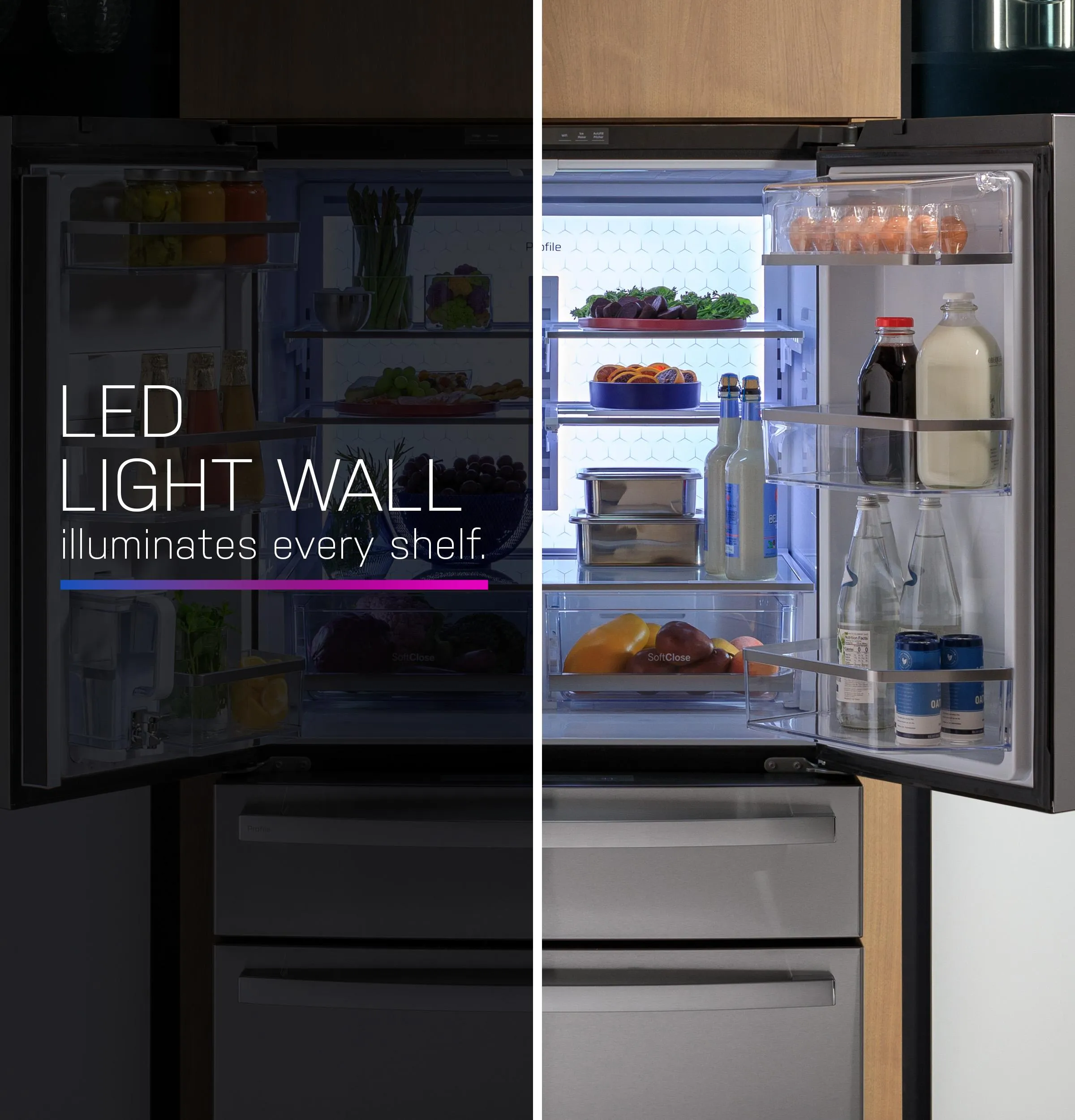 Ge Appliances PGD29BYTFS Ge Profile&#8482; Series Energy Star 29 Cu. Ft. Smart Fingerprint Resistant 4-Door French-Door Refrigerator With Door In Door