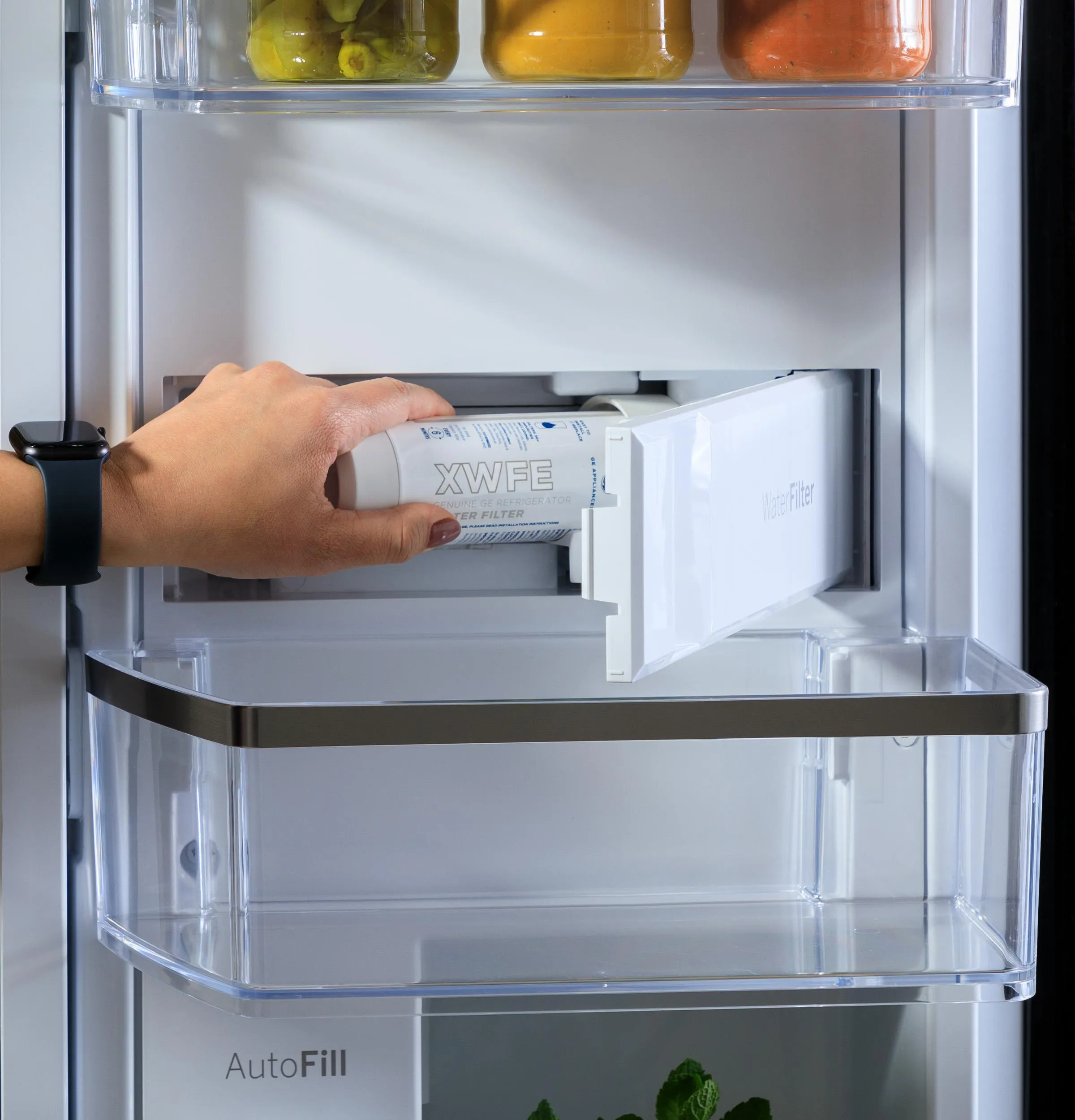 Ge Appliances PGD29BYTFS Ge Profile&#8482; Series Energy Star 29 Cu. Ft. Smart Fingerprint Resistant 4-Door French-Door Refrigerator With Door In Door