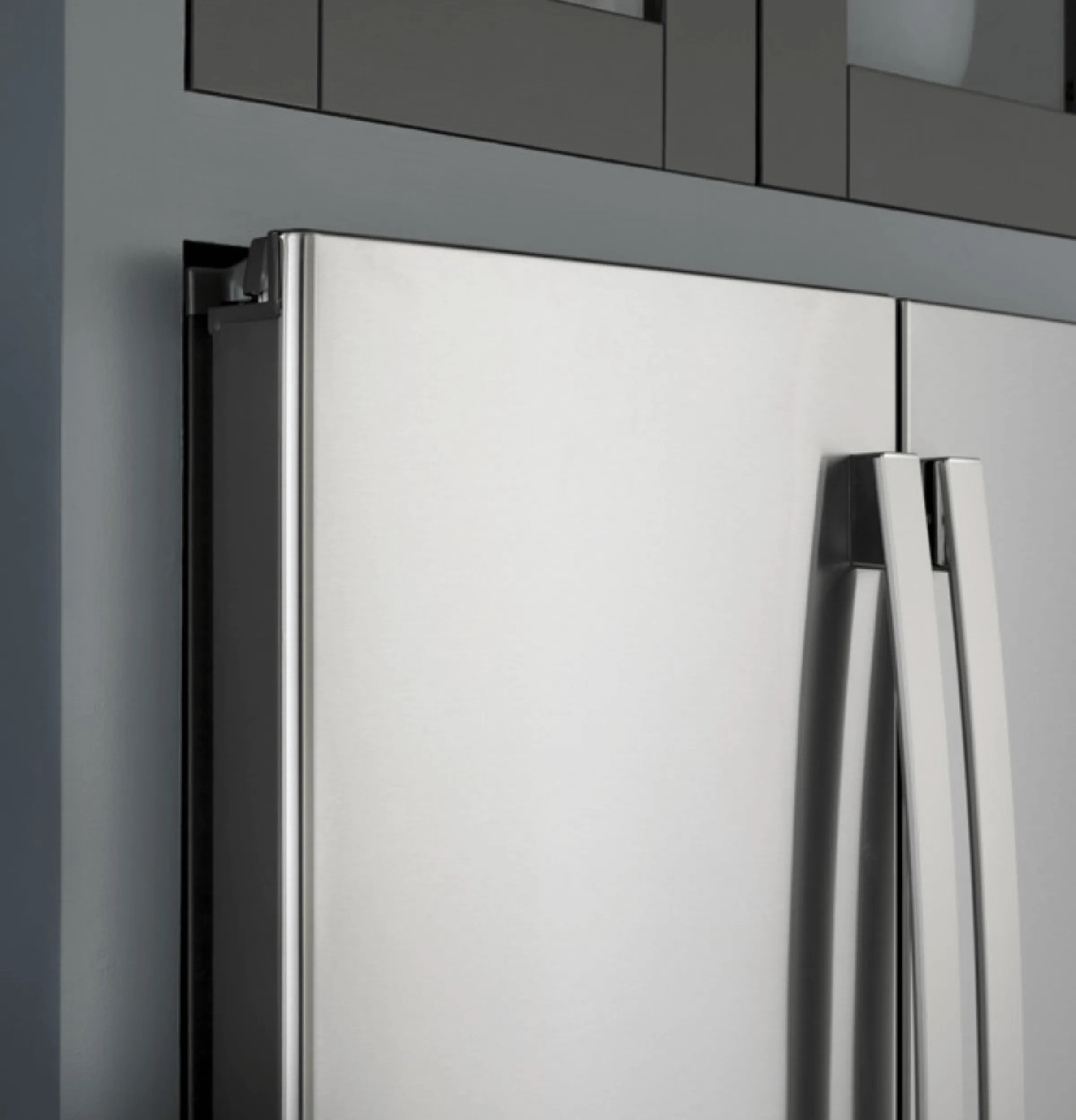 Ge Appliances PJD23BYWFS Ge Profile&#8482; Energy Star 23.3 Cu. Ft. Smart Counter-Depth Fingerprint Resistant 4-Door French-Door Refrigerator With Door In Door