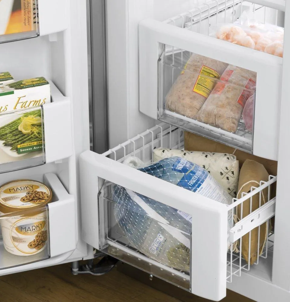 Ge Appliances PSB42YSRSS Ge Profile&#8482; Series 42" Smart Built-In Side-By-Side Refrigerator With Dispenser