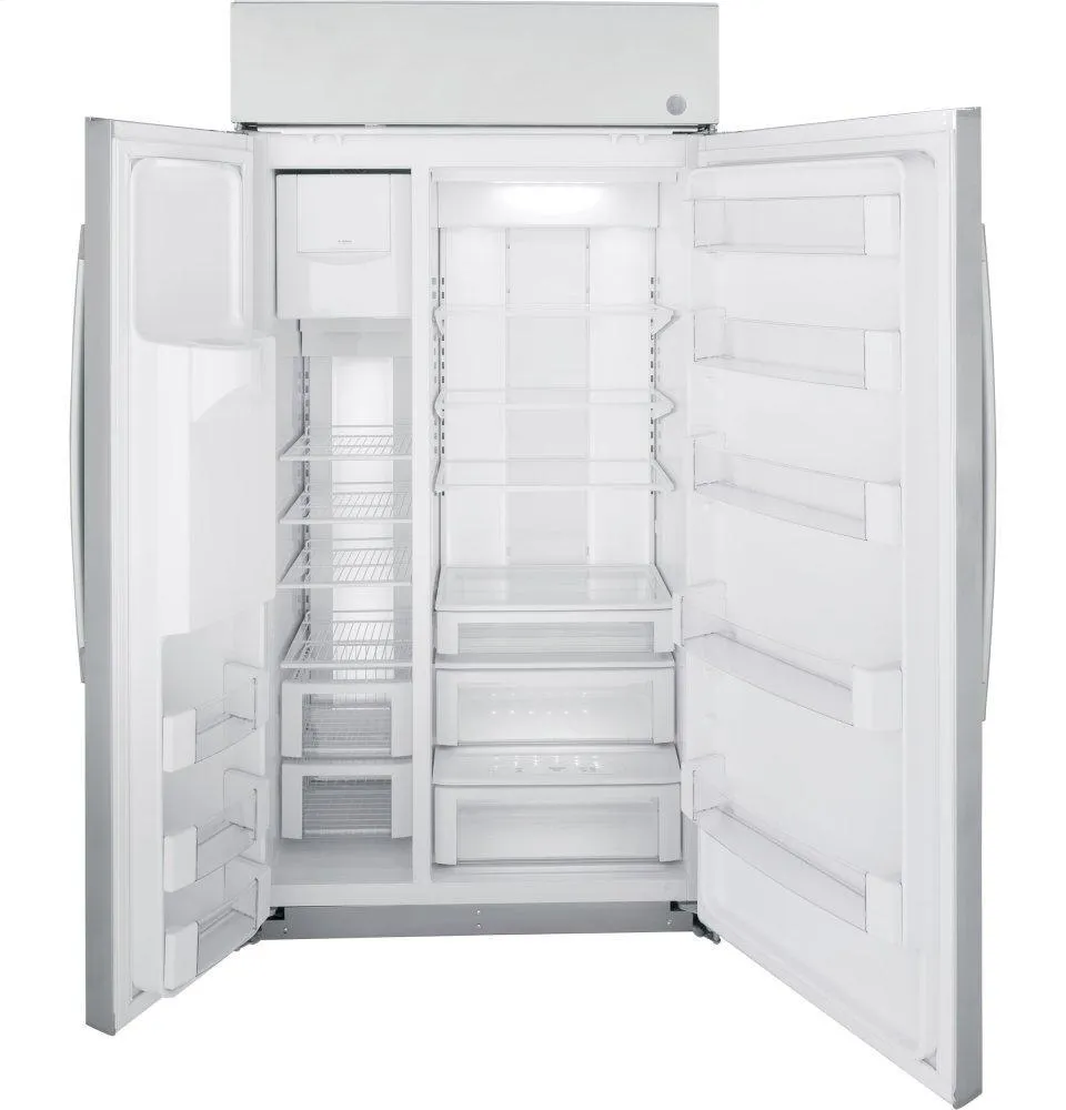 Ge Appliances PSB42YSRSS Ge Profile&#8482; Series 42" Smart Built-In Side-By-Side Refrigerator With Dispenser