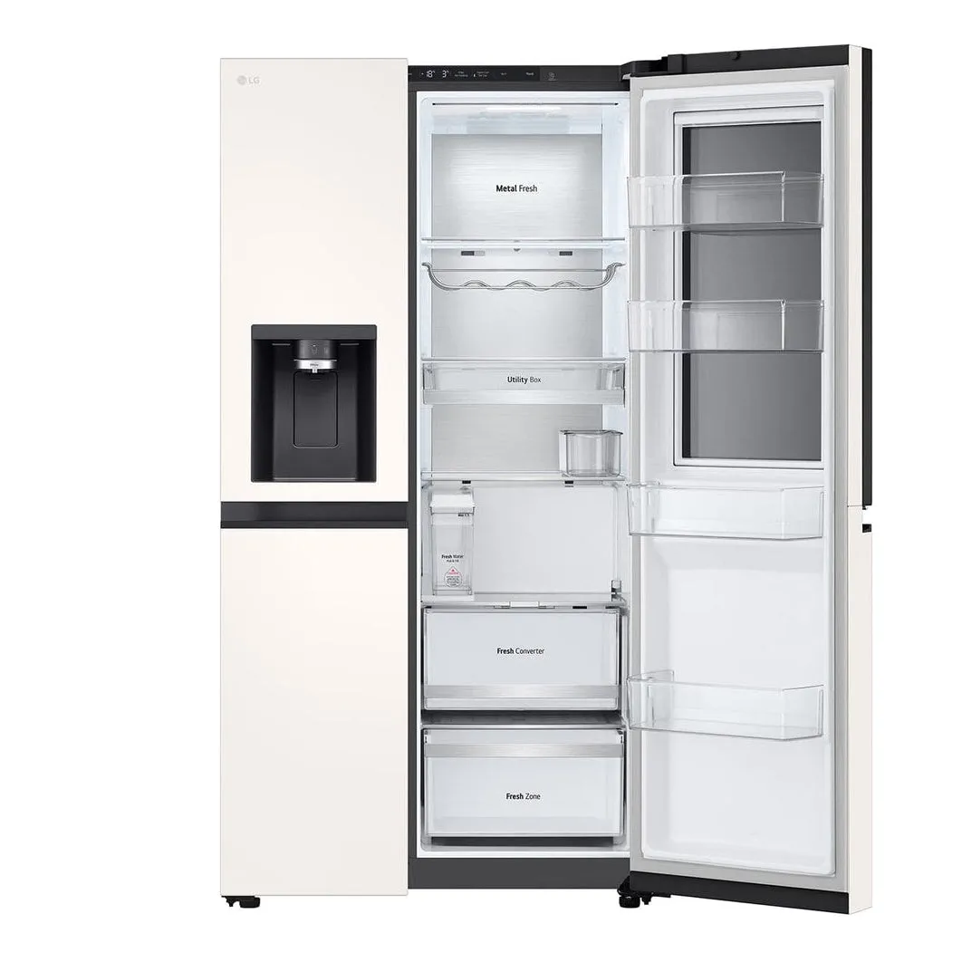 GS-X6104BE 628L INSTAVIEW SIDE-BY-SIDE DOOR-IN-DOOR FRIDGE / FREE GIFT BY LG