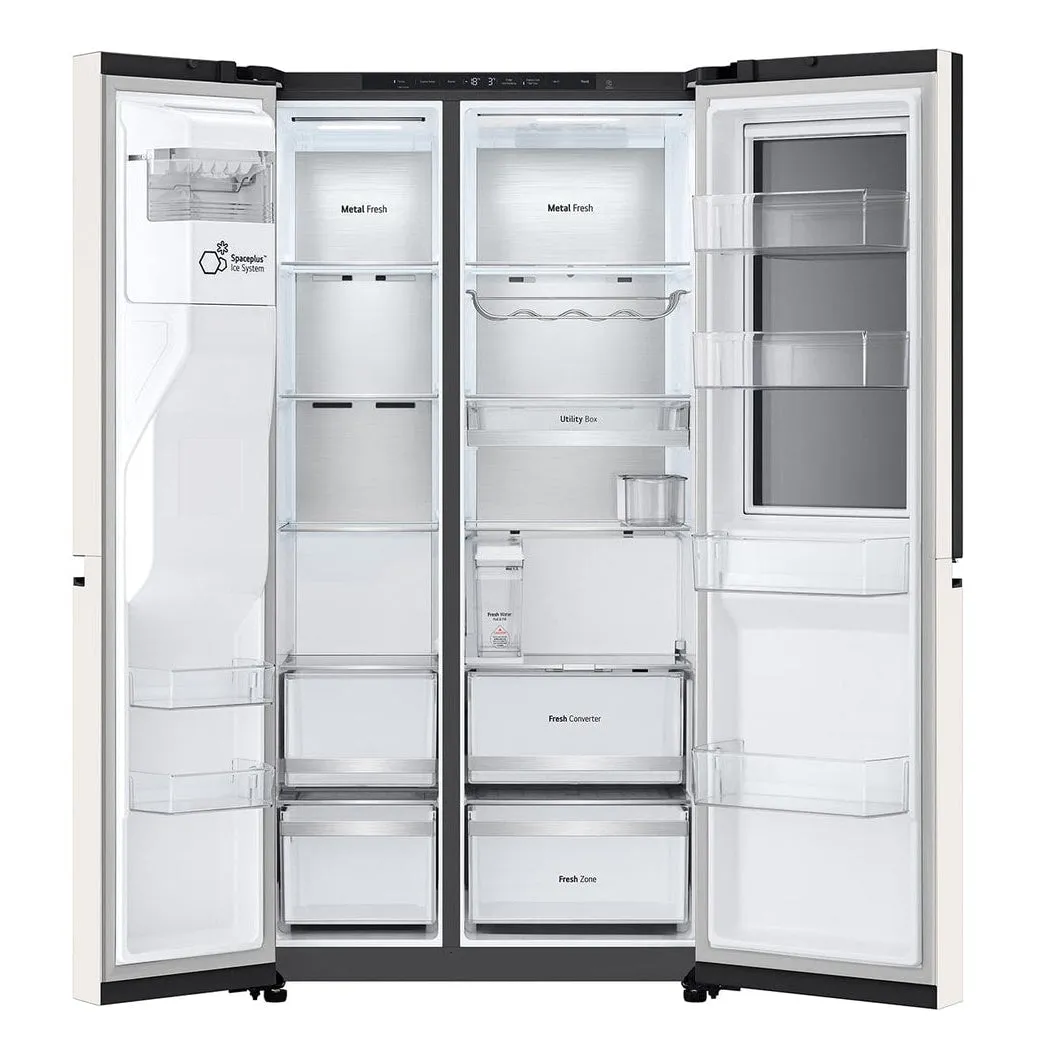GS-X6104BE 628L INSTAVIEW SIDE-BY-SIDE DOOR-IN-DOOR FRIDGE / FREE GIFT BY LG