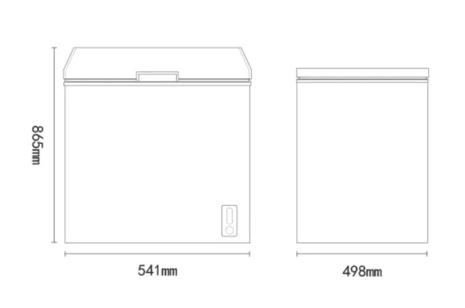 Haier BC/BD-100GHDT 100L Refrigerator Chest Freezer