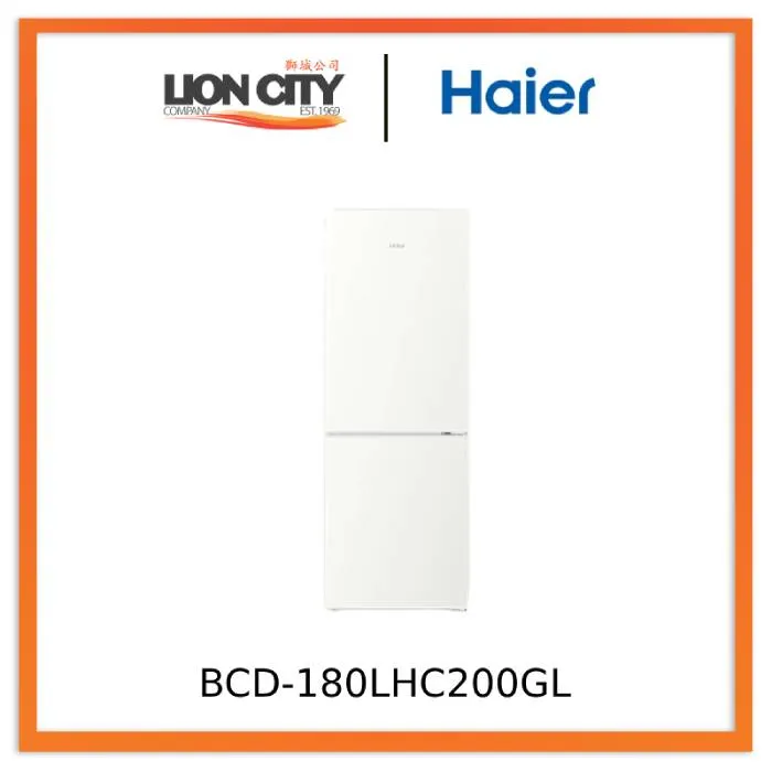 Haier BCD-180LHC200GL 180L 2-Door White Refrigerator