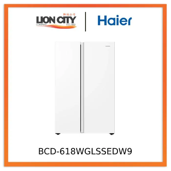Haier BCD-618WGLSSEDW9 (leader) Side by Side 618L Fridge White