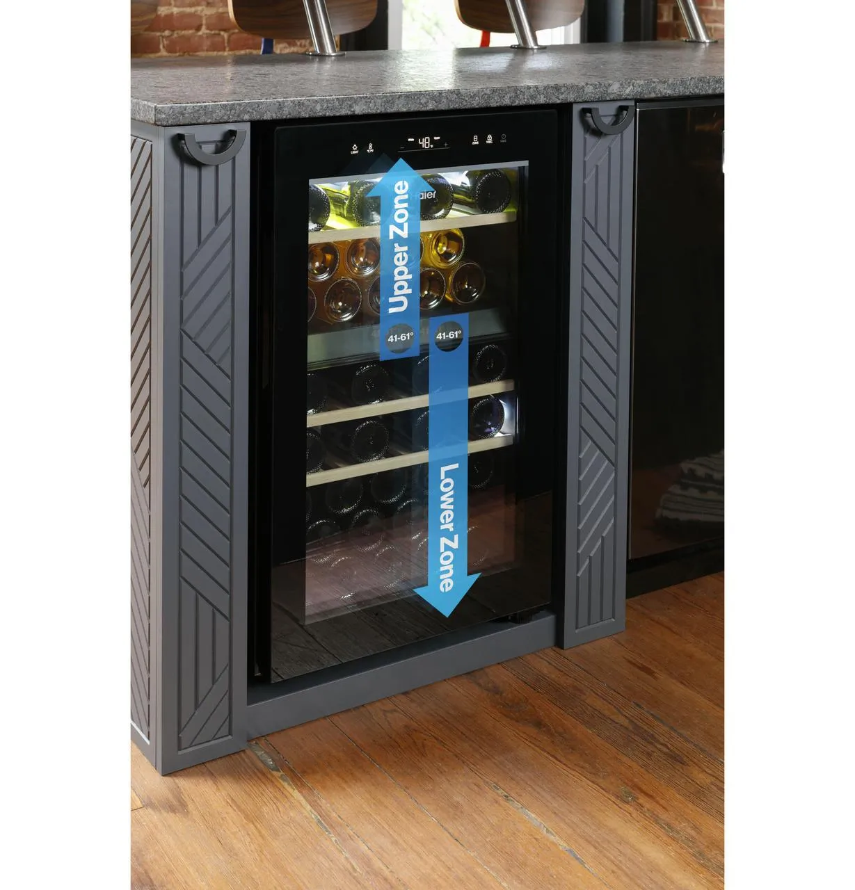 Haier QWR04DGRGB Haier Wine Center