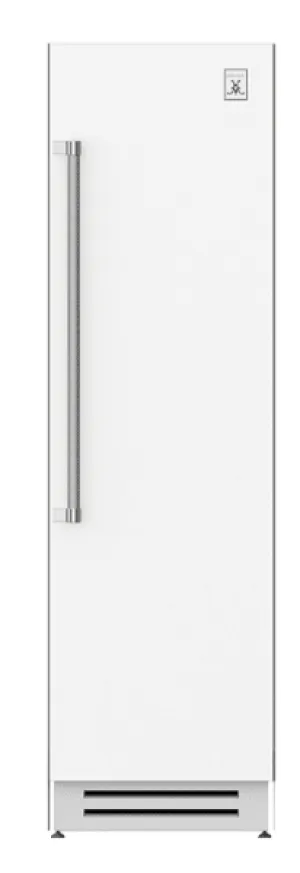 Hestan KRCL24WH 24" Column Refrigerator - Left Hinge - White / Froth