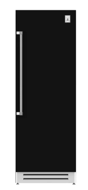 Hestan KRCL30BK 30" Column Refrigerator - Left Hinge - Black / Steeletto