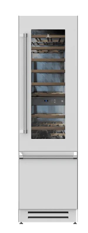 Hestan KRWR24WH 24" Wine Refrigerator - Right Hinge - White / Froth