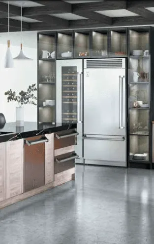 Hestan KWCR24BU 24" Wine Cellar - Right Hinge - Blue / Lush
