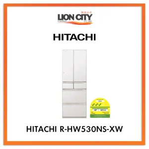 Hitachi 400L Multi Door Fridge R-HW530NS-XW (made in Japan)