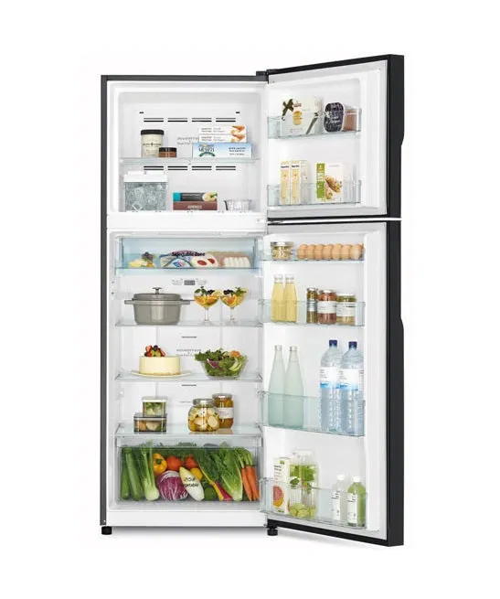 Hitachi 407L 2 Door Fridge R-VGX480PMS9-GBK
