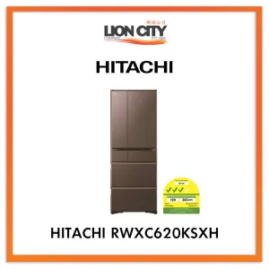 Hitachi 474L Multidoor Iot Fridge RWXC620KSXH (made in Japan)