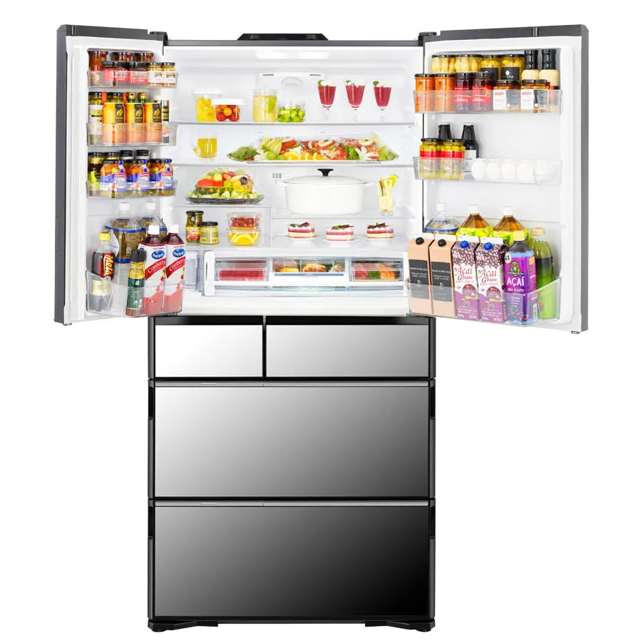 Hitachi 735L R-ZXC740WS 6-Door Fridge with Eco-Friendly Features