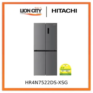 Hitachi HR4N7522DS-XSG 466L French Bottom Freezer
