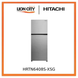 Hitachi HRTN6408S-XSG/BBKSG 374L 2-Door Fridge