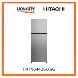 Hitachi HRTN6443S-XSG/BBKSG/PWHSG 409L 2-Door Fridge