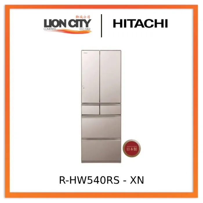 Hitachi R-HW540RS -XK/XW/XN 416l Multi-door Fridge