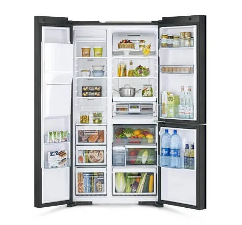 Hitachi R-MX700PMS0-MGW Side-by-side Refrigerator (569L)