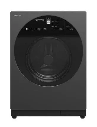 Hitachi R-SX700PMS0-GBK/GS 573L Side by Side Fridge   Hitachi BD-120XGV Front Load Washer AI Wash, Auto Dosing System, Inverter 12 kg, 1,600 RPM