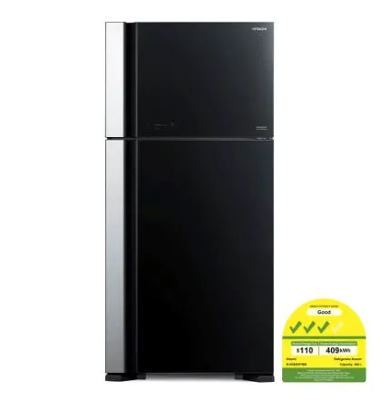 Hitachi R-VG690P7MS - GBK/GGR/GPW 550L Top Freezer Fridge
