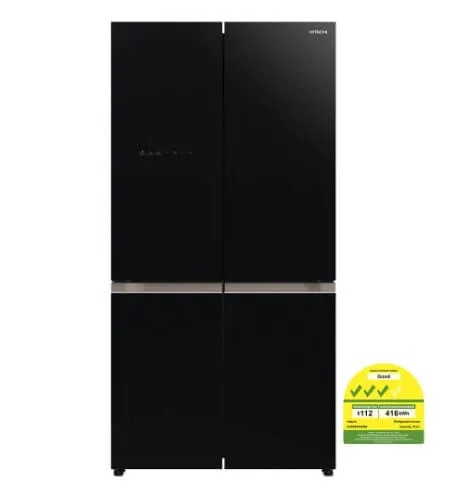 Hitachi R-WB640V0MS-GBK/GS French Bottom Freezer Deluxe 569L