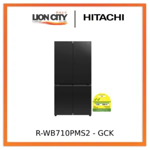 Hitachi R-WB710PMS2-GCK French Bottom Freezer Standard 645L