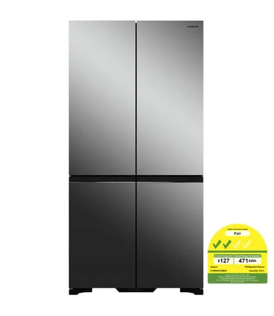 Hitachi R-WB780VMS3X-MIR/MGW Frost Free French Door Refrigerator