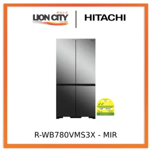 Hitachi R-WB780VMS3X-MIR/MGW Frost Free French Door Refrigerator