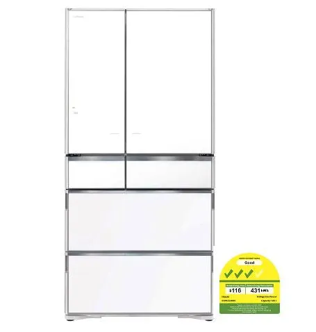 Hitachi R-WXC740KS-XK/XW 572L Smart Multi-door Fridge