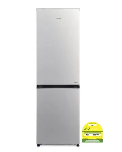 Hitachi RB410P6MS-SLS 2-Door Bottom Freezer Refrigerator (Silver)