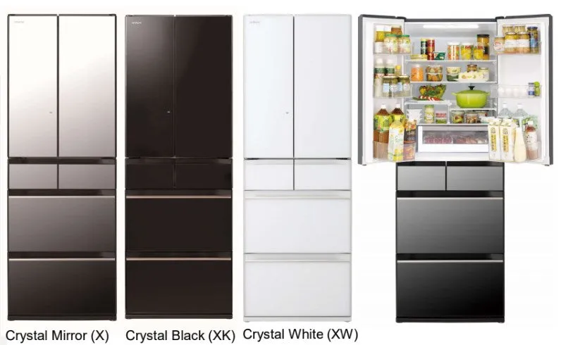 Hitachi RHV480NS 371L 6 Doors Fridge R-HV480NS - XK / XW