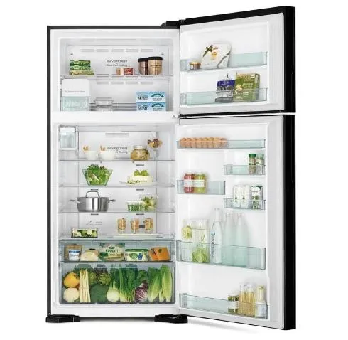Hitachi RVG695P9MSX - GBK BIG-2 Glass Door Inverter Refrigerator