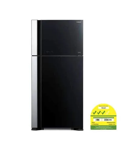 Hitachi RVG695P9MSX - GBK BIG-2 Glass Door Inverter Refrigerator