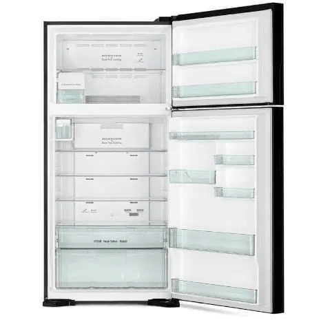 Hitachi RVG695P9MSX - GBK BIG-2 Glass Door Inverter Refrigerator
