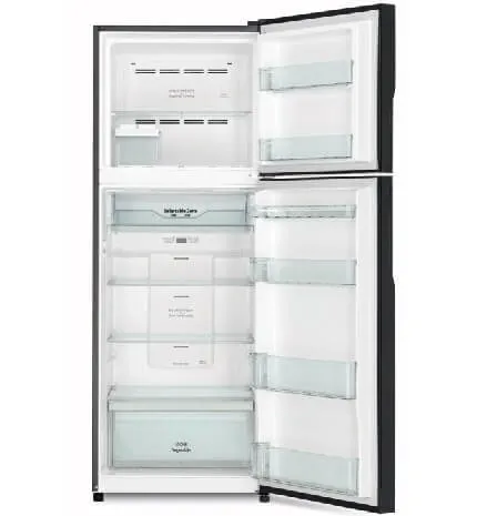Hitachi RVGX480PMS9-MIR 2-Door Deluxe Glass Inverter Refrigerator