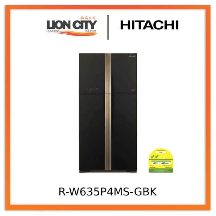 Hitachi RW635P4MS-GBK InverterBigFrench4-door Refrigerator