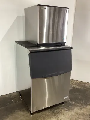 Hoshizaki KMD-270AB/B-501SA Ice Machine with Storage Bin - 791344