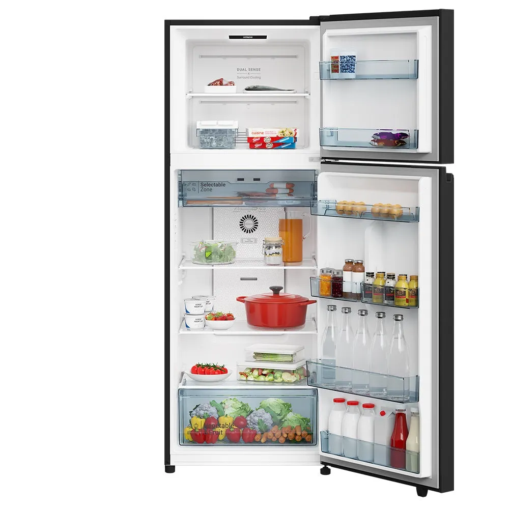 HRTN6443SGBKSG 409L 2-DOOR FRIDGE