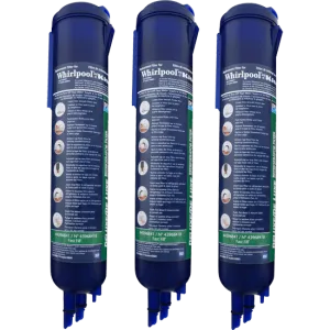 Jennair 4396841T Refrigerator Water Filter - In The Grille Fast-Fill Push Button (3 Pack)