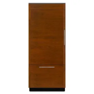 Jennair JB36NXFXLW White Trim/Panel Ready Jenn-Air Integrated Built-In Bottom-Freezer Refrigerator, 36"