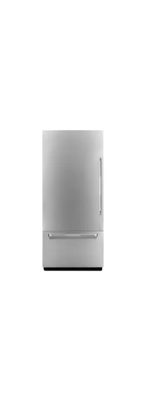 Jennair JBBFL36NHP Pro-Style 36" Fully Integrated Built-In Bottom-Freezer Left-Hand Door Swing Panel-Kit Stainless Steel