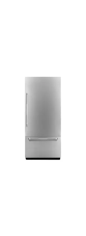 Jennair JBBFR36NHP Pro-Style 36" Fully Integrated Built-In Bottom-Freezer Right-Hand Door Swing Panel-Kit Stainless Steel