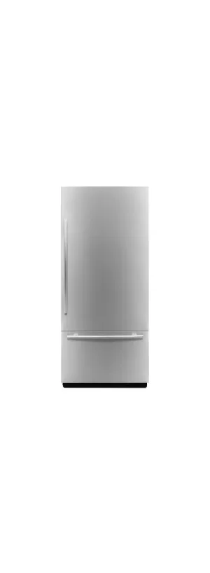 Jennair JBBFR36NHS Euro-Style 36" Fully Integrated Built-In Bottom-Freezer Right-Hand Door Swing Panel-Kit Stainless Steel